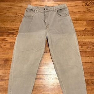 Levi's Beige Tapered Pants